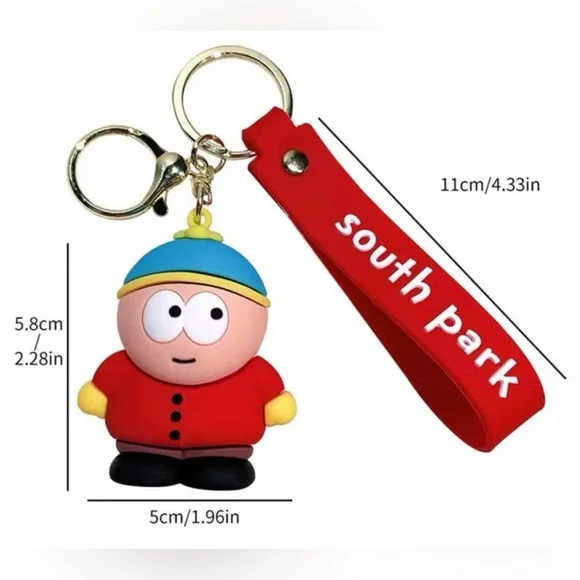 South Park Eric Cartman Silicone Keychain - Picture 2 of 2
